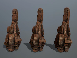 Desert rocks 3D Model