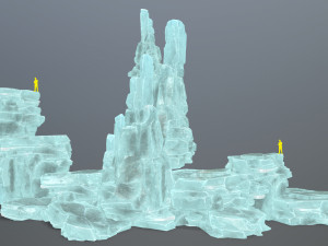 Ice rocks 3D Model