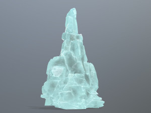 Ice rocks 3D Model