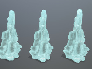 Ice rocks 3D Model