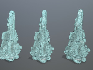 Ice rocks 3D Model