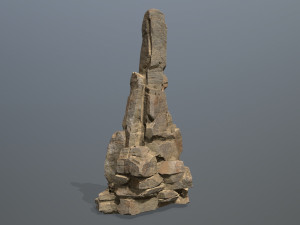 Desert rocks 3D Model