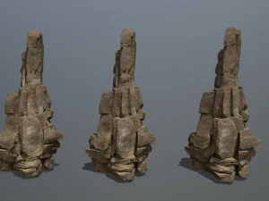 Desert rocks 3D Model