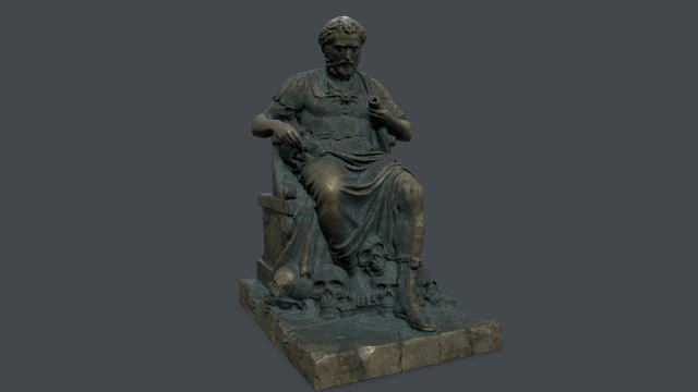 Statua mężczyzny Model 3D .c4d .max .obj .3ds .fbx .stl .blend 