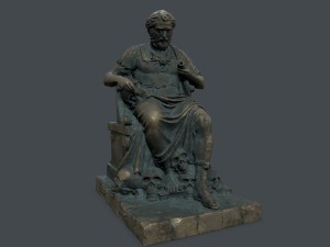 Man Statue 3D मॉडल