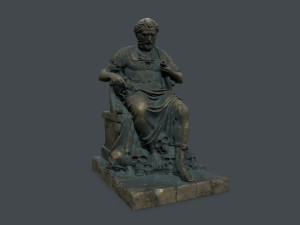 Man Statue 3D Model