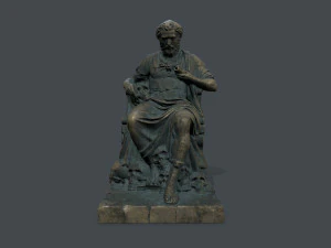 Statua mężczyzny Model 3D