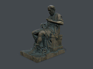 Man Statue 3D Model