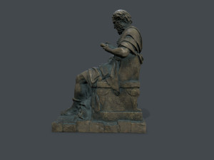 Man Statue 3D Model