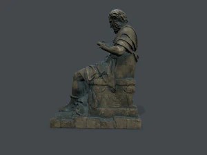 Statua mężczyzny Model 3D