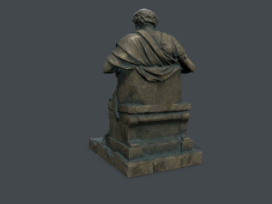 Man Statue 3D Model