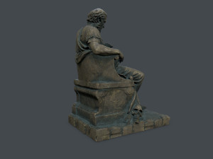 Man Statue 3D Model