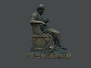 Statua mężczyzny Model 3D
