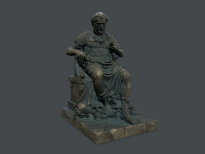Statua mężczyzny Model 3D