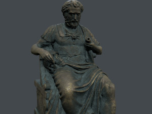 Man Statue 3D Model