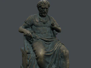 Statua mężczyzny Model 3D