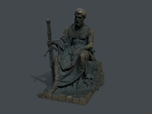 Man Statue 2 3D मॉडल