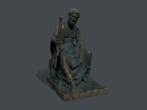 Man Statue 2 3D मॉडल