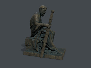 Man Statue 2 3D मॉडल
