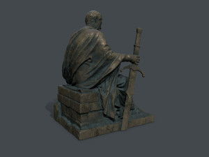 Man Statue 2 3D मॉडल