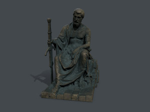 Man Statue 2 3D मॉडल