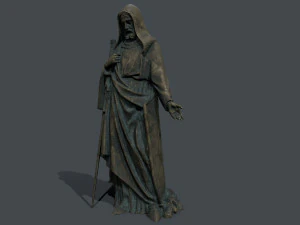Man Statue 3 3D Model