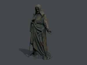 Man Statue 3 3D Model