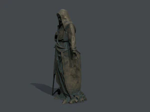 Man Statue 3 3D Model