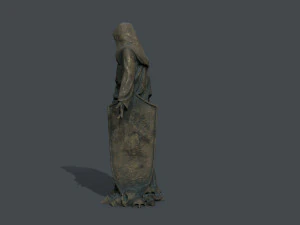 Man Statue 3 3D Model