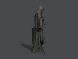 Man Statue 3 3D Model