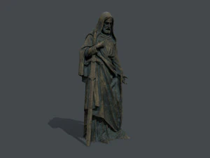 Man Statue 3 3D Model
