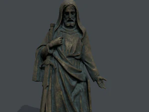 Man Statue 3 3D Model