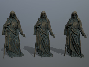 Man Statue 3 Modello 3D