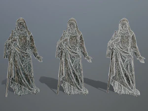 Man Statue 3 3D Model