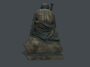 Man Statue 4 Model 3D