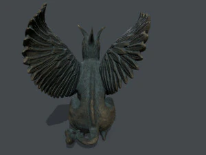 Makhluk Patung Model 3D
