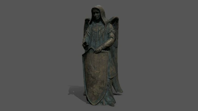 Woman Statue 3D Model .c4d .max .obj .3ds .fbx .stl .blend 