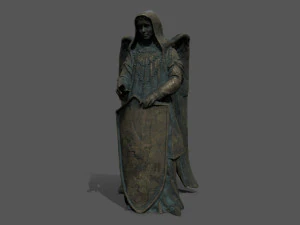 Woman Statue 3D Model