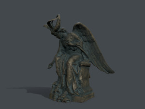 Woman Statue 3D Model