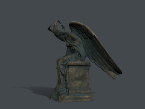 Woman Statue 3D Model