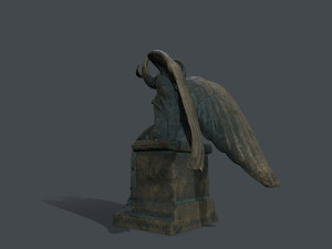 Woman Statue 3D Model
