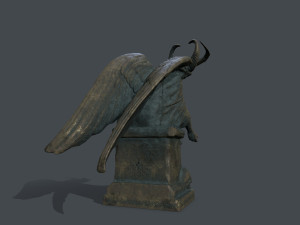 Woman Statue 3D Model