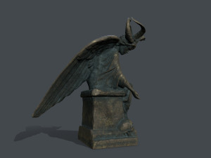 Woman Statue 3D Model