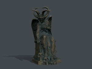 Woman Statue 3D Model