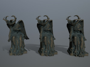 Woman Statue 3D Model