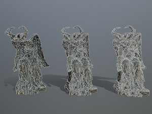 Woman Statue 3D Model