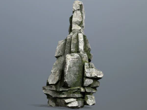 Cliff rocks 3D Model