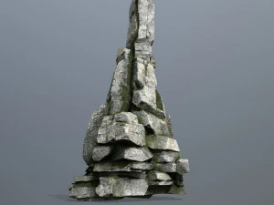 Cliff rocks 3D Model