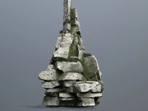 Cliff rocks 3D Model