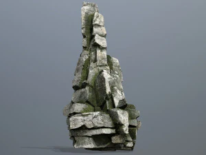 Cliff rocks 3D Model